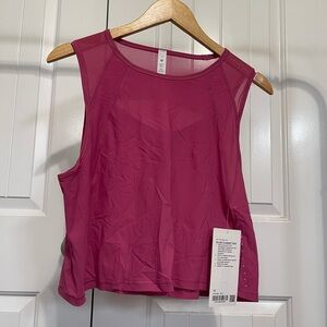 Lululemon sculpt cropped tank